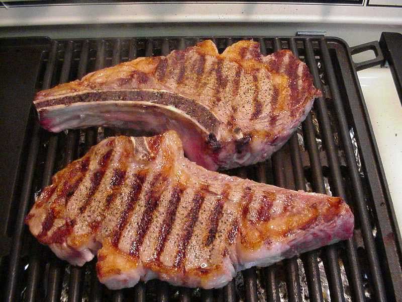 Bone-in ribeye steaks
